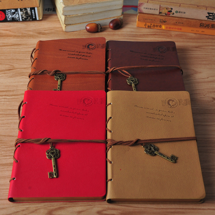 Wholesale Thickened Strap Kraft Paper Creative Imitation Leather Vintage Notebook